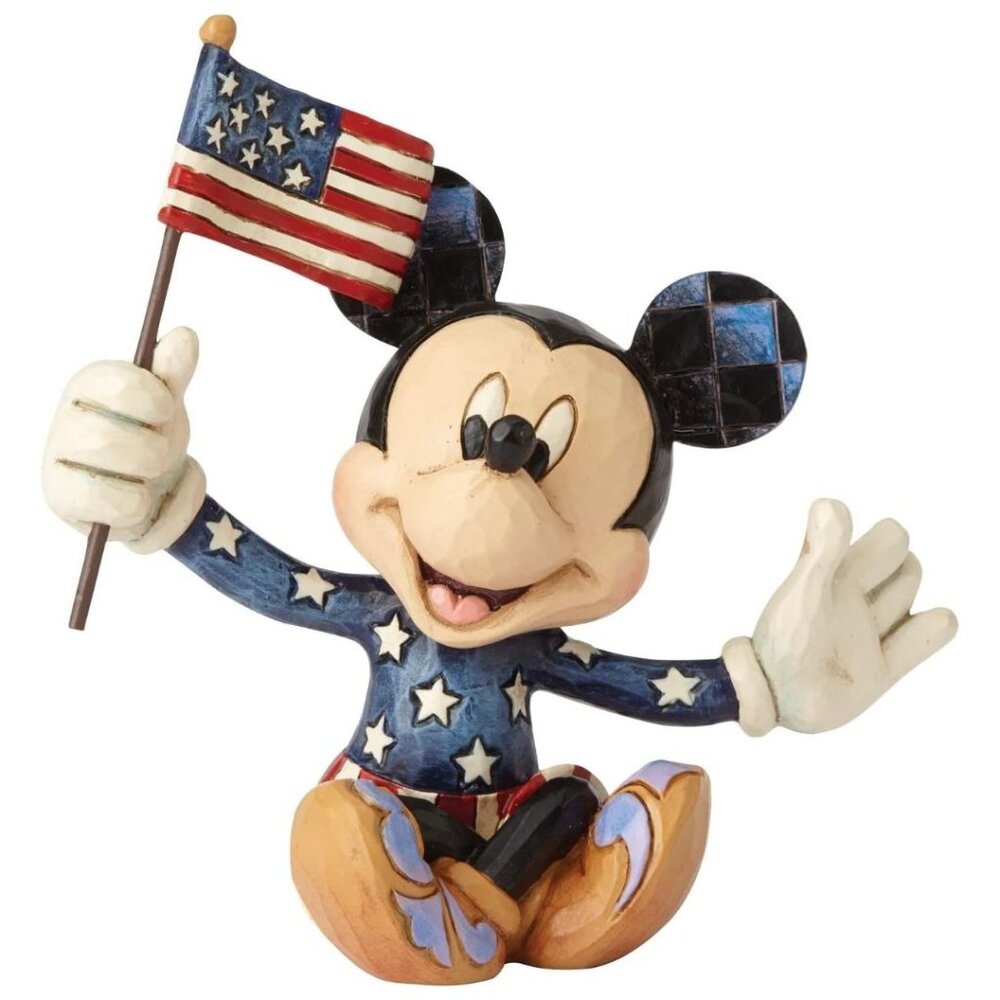 Enesco Disney Traditions by Jim Shore Patriotic Mickey Mouse Miniature Figurine